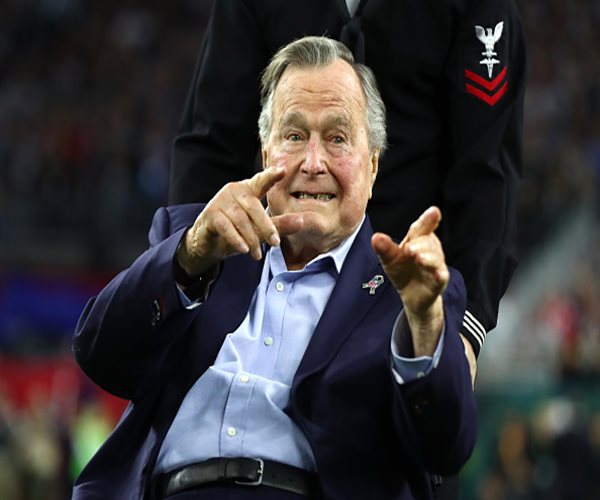 Former President George H.W. Bush Hospitalized in Houston