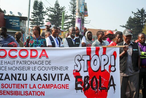 Hundreds Gather in Goma, Congo for "Stop Ebola" March
