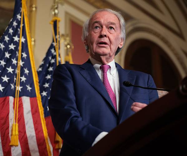 sen. ed markey talks to reporters