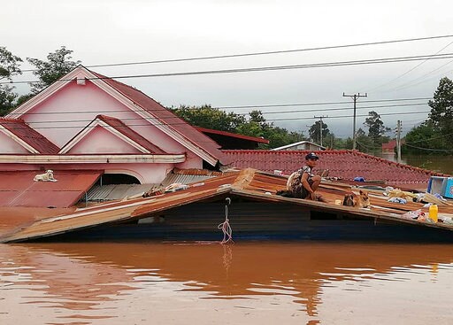 The Latest: SKorea Sending Relief Team to Lao Dam Disaster