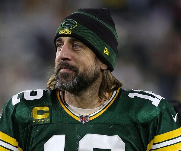 Green Bay Packers quarterback Aaron Rodgers received backlash on social media after revealing he own...