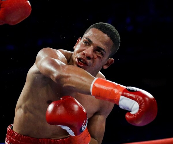 felix verdejo throws punch
