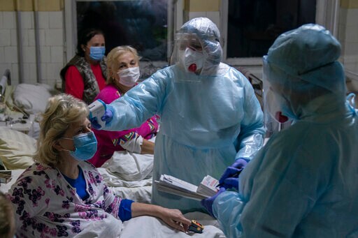 A Virus Surge in Ukraine Puts Hospitals under Strain again