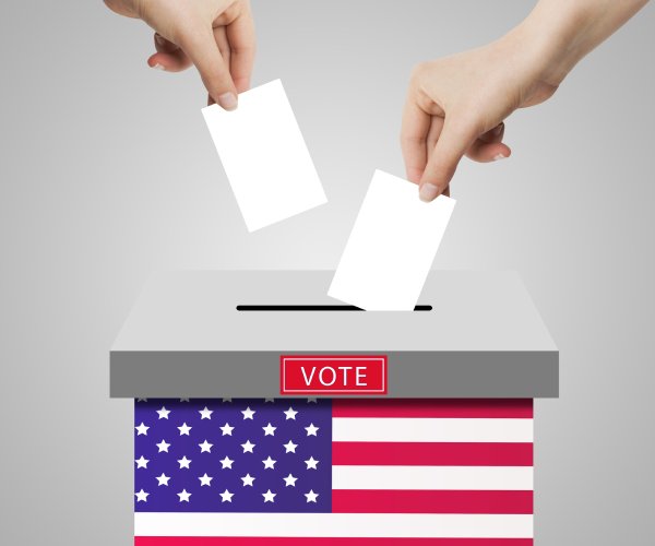 voting ballots are cast