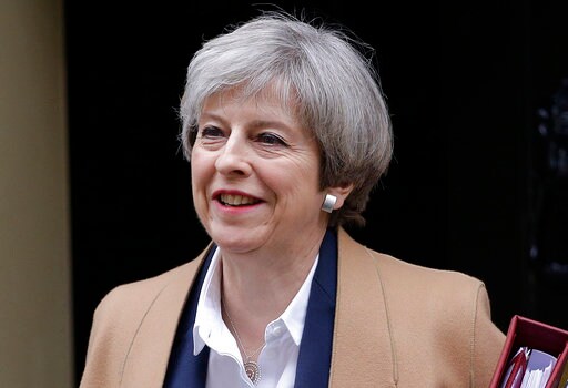 The Latest: May Blames 'game-playing' for UK Election Call