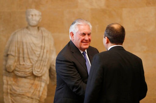 US Secretary of State in Lebanon as Part of Mideast Trip