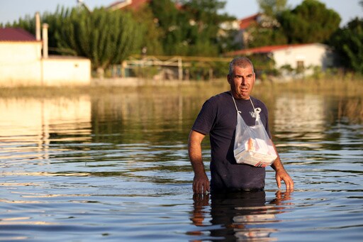 Greek Authorities Evacuate Another Village as They Try to Prevent Flooding in a Major City
