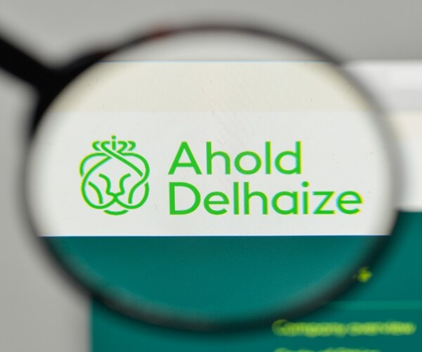 royal ahold delhaize logo on the website homepage. 

