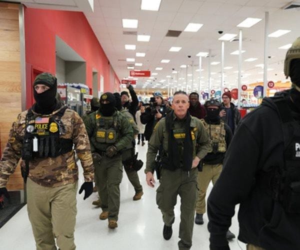 Protesters Press Target to Oppose Immigration Crackdown in Minn.