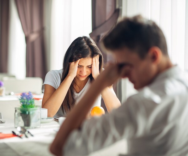 a couple having an argument