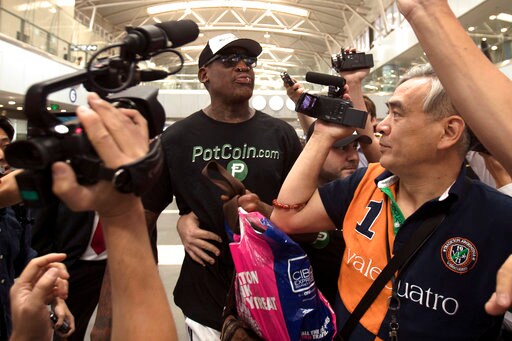 The Latest: US Official Wishes Rodman Well in North Korea