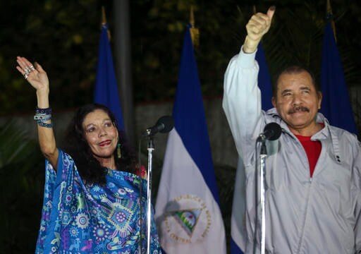 Nicaraguan Officials Say President Wins 3rd Consecutive Term