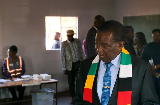 Zimbabwean President Emmerson Mnangagwa Wins Re-election after Troubled Vote