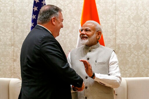 Pompeo Meets Indian Leader amid Trade Tensions