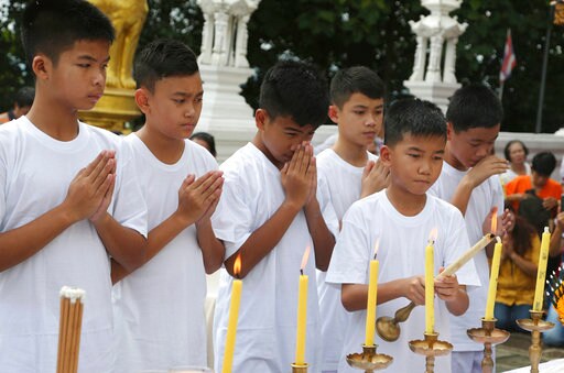 Thailand's Soccer Boys Prepare to Ordain as Buddhist Novices