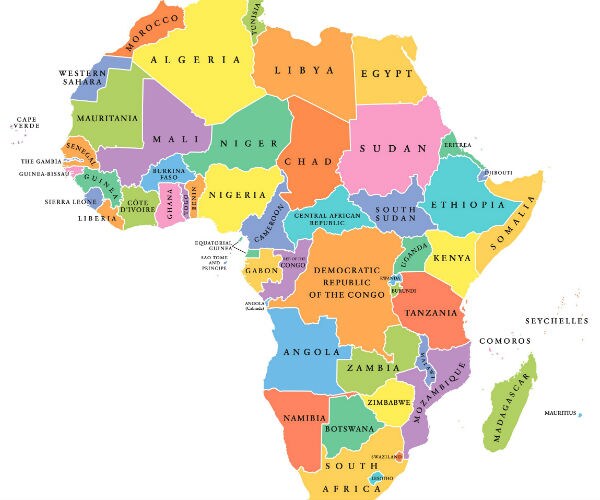 the continent of africa 