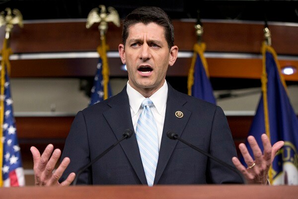 Paul Ryan's House Agenda Upended by Trump, Cruz Dominance