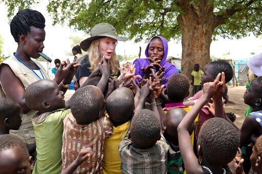 Mia Farrow Pursues Anti-hunger Work in South Sudan Visit