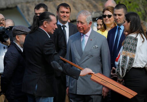 Prince Charles Tours Bucharest, Says hi to Vlad the Impaler