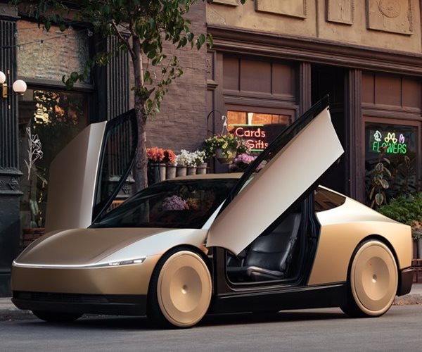Tesla's Two-Seater Cybertaxi Design Puzzles Experts