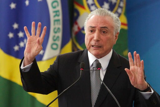 Poll: Brazil President's Approval Ratings Hit New Low, 5 Pct