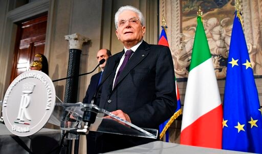 The Latest: Italy's President Proposes 'neutral' Government