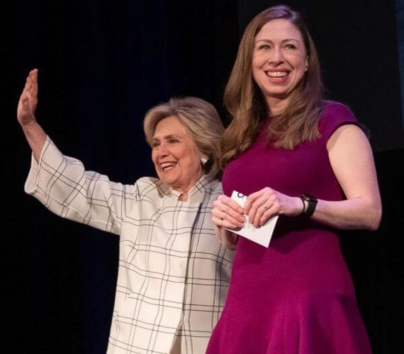 Hillary and Chelsea Clinton