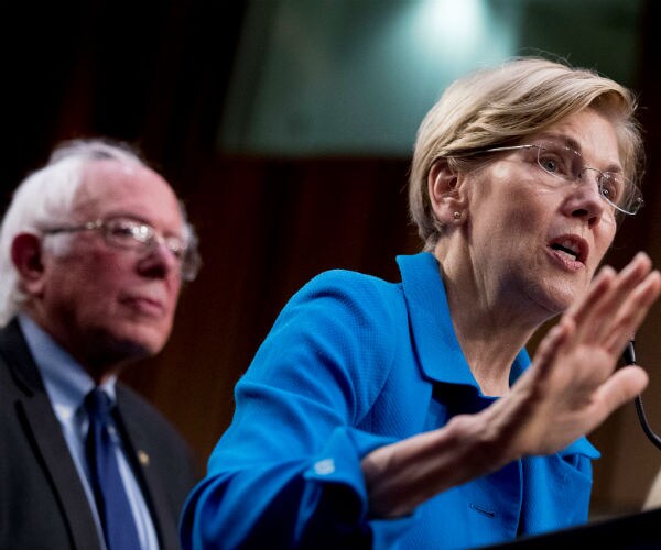 senators bernie sanders independent of vermont and elizabeth warren democrat of massachusetts  