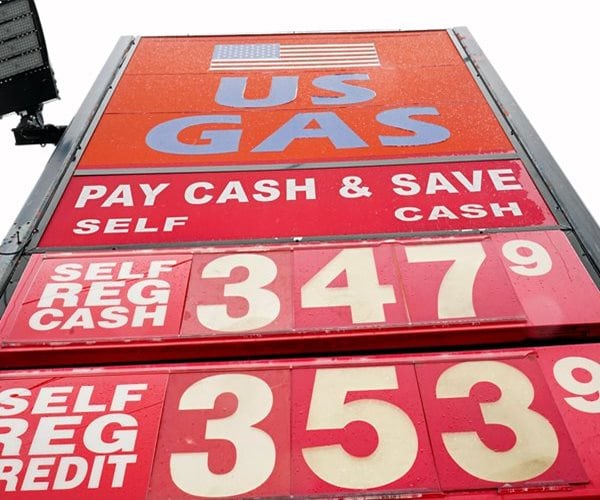 US Gas Hits $3.54 a Gallon, Up 55¢ Since Iran War Began