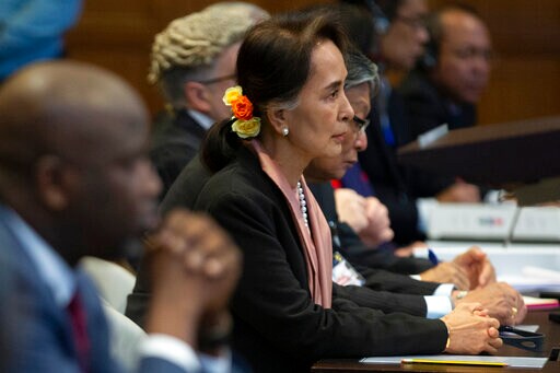 Suu Kyi in Court to Refute Myanmar Genocide Allegations