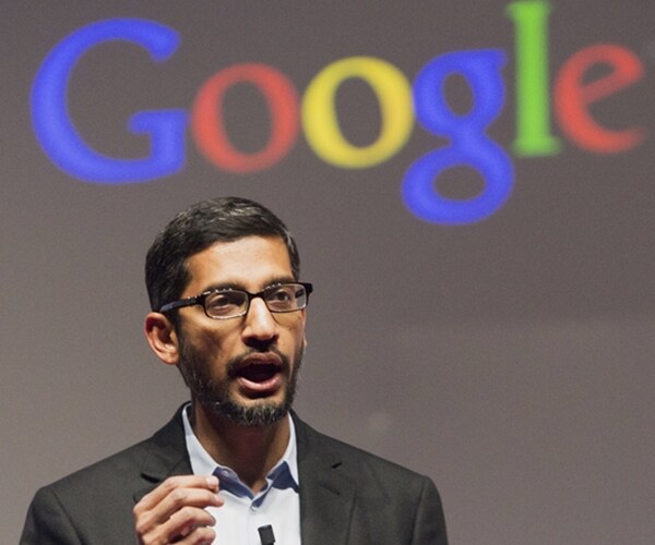 sundar pichai, a technology executive and chief executive officer of google inc 

