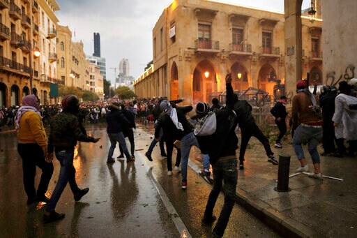 Lebanon Police Fire Tear Gas at Protesters amid Beirut Riots