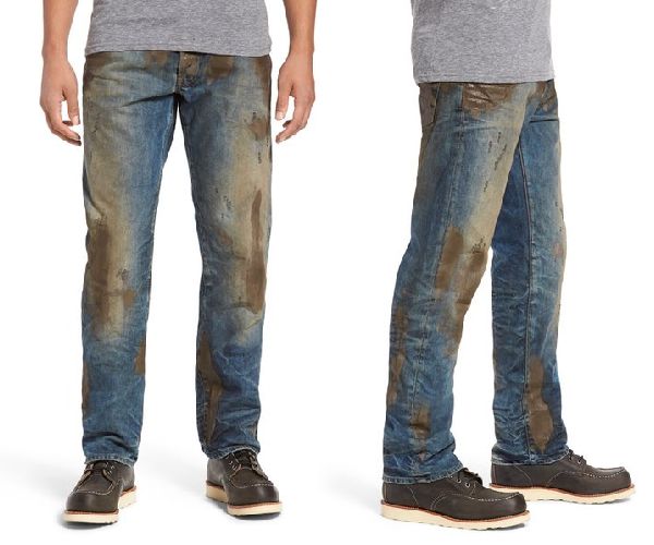 Nordstrom's $425 Jeans Covered in Fake Mud, Internet's Derision