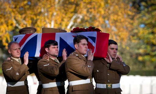 Unknown British Soldier Buried before WWI 100th Anniversary