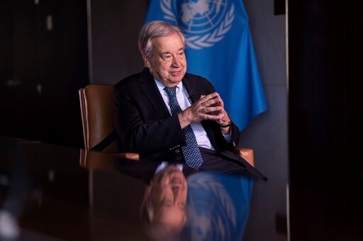 AP Exclusive: UN Chief Says Market Forces Point the Way to Curbing Climate Change