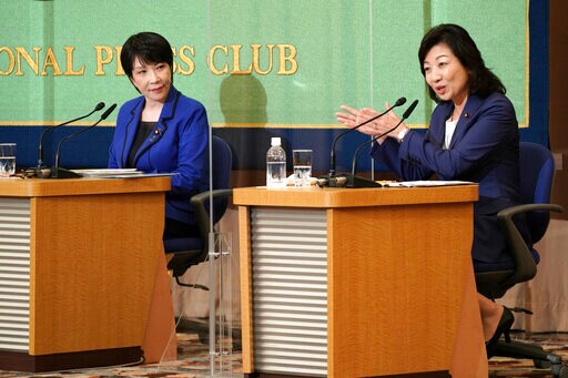 2 Women, Political Opposites, Vying in Race for Japan PM