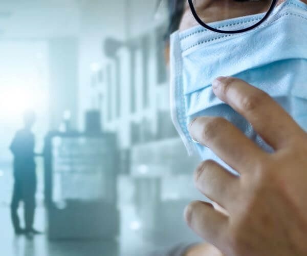 risk of hospital stay with omicron 40% to 45% lower than with Delta variation of COVID 19