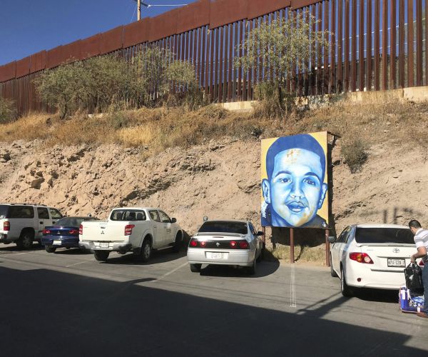a portrait of 16-year-old mexican youth jose antonio elena rodriguez, who was shot and killed in nogales.