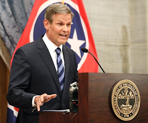 bill lee speaks during a news conference