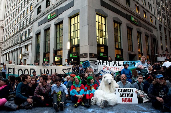 'Flood Wall Street' Climate Protest Results in 100 Arrests
