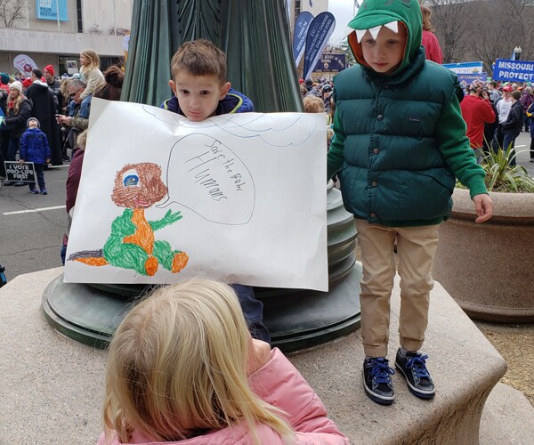 children at the march for life