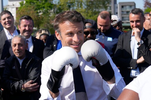 France's President Pounds a Punching Bag on Camera, and Europe Notices