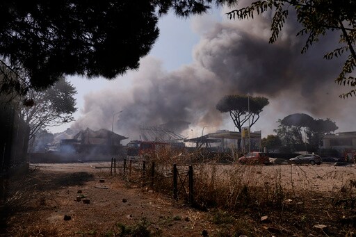 Gas Station Explodes in Rome, Injuring at Least 9 First Responders