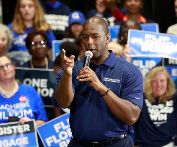 Former Florida Democratic gubernatorial candidate Andrew Gillum