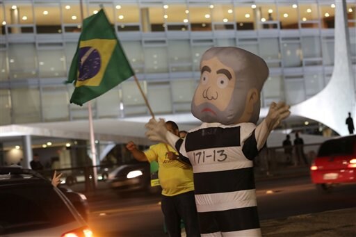 Brazil's Silva Denounces Detention in Corruption Probe