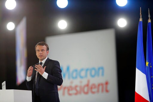 The Latest: Le Pen's Copied Speech: 'Wink' to Rightwing Vote