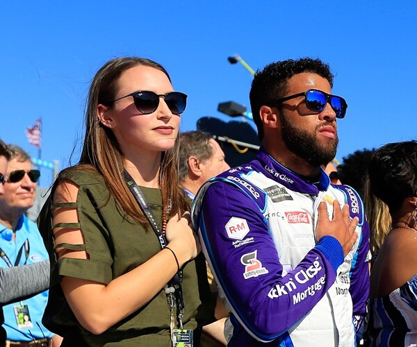 Bubba Wallace's Girlfriend Responds After Noose Found in Team's Garage
