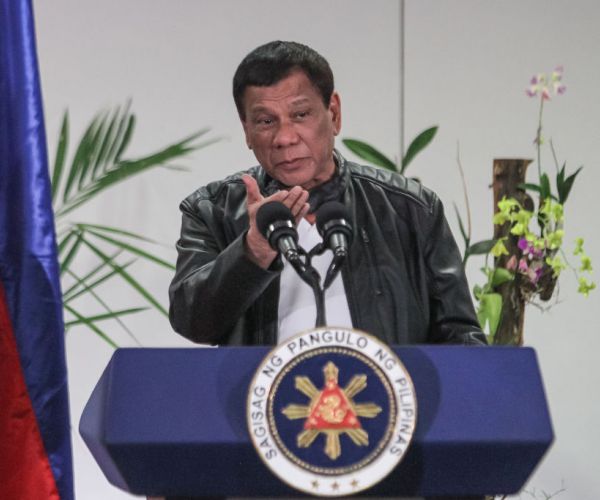 Philippine President Jokes With Soldiers About Raping Women
