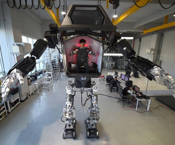 Hankook Mirae Technology's Gundam Is First Manned Robot