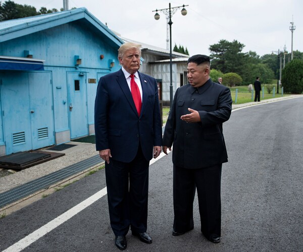 President Donald Trump and North Korean leader Kim Jong Un